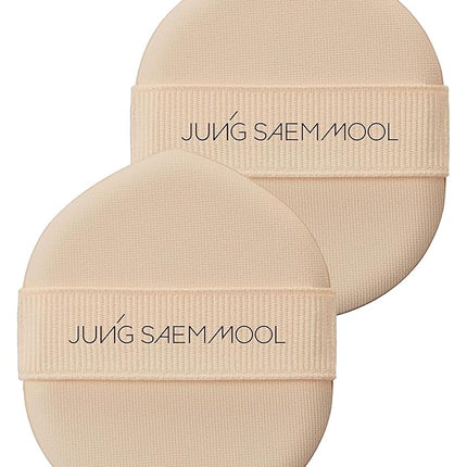 JUNG SAEM MOOL Cushion Puff | Easy-Tap Foundation Puff (2pc)